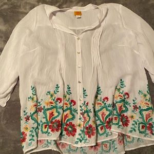 Ruby Rd 3X blouse